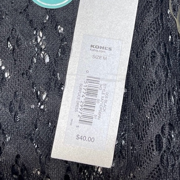 NWT APT. 9 Geometric Lace Swimwear Cover Up Drawstring Tie Women’s Size M - Picture 8 of 8